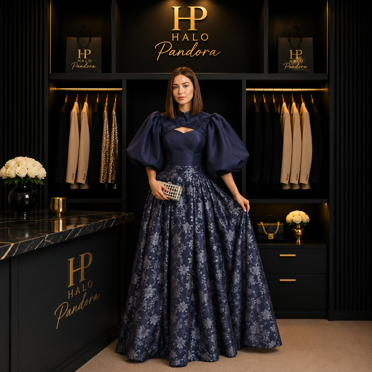 Navy Dress